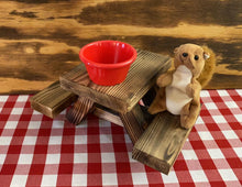 Load image into Gallery viewer, Classic Squirrel Picnic Table - -  (TREE/POST INSTALLATION)
