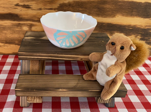 PATIO Squirrel Picnic Table - - (DECK, GARDEN, PATIO TABLE)