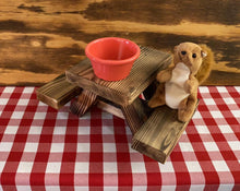 Load image into Gallery viewer, Classic Squirrel Picnic Table Gift Bundle! (Classic Squirrel Picnic Table + Squirrel Snack Sack + Greeting Card) - - (TREE/POST INSTALLATION)
